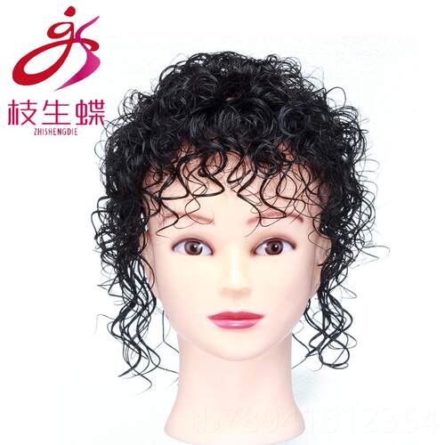 高档生蝶假发女真刘发海假枝发片头遮白发顶补发片隐形无痕神器补