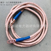 透明护套70mm2高压接地线 高压透明接地线70mm2铜线保测试殿力牌