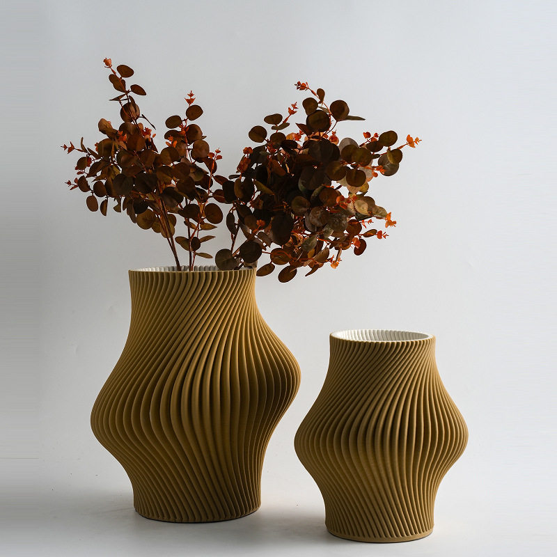 极简艺术风陶瓷花瓶高级感家居样板间客厅玄关3D大号花器装饰摆件,橡塑材料及制品,其他塑料制品,淘宝优惠券,粉丝福利购,淘宝优惠卷