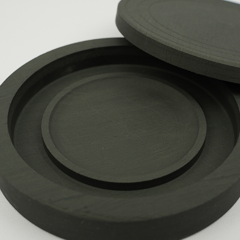 厂家直供四寸墨海罗纹砚直径10cm砚台简约圆形带盖墨池文房书法用