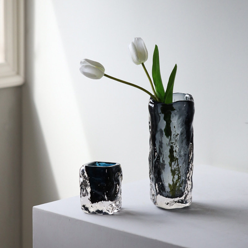 博西家居 花瓶轻奢高级感玻璃摆件客厅插花现代简约餐桌水培花器,橡塑材料及制品,其他塑料制品,淘宝优惠券,粉丝福利购,淘宝优惠卷