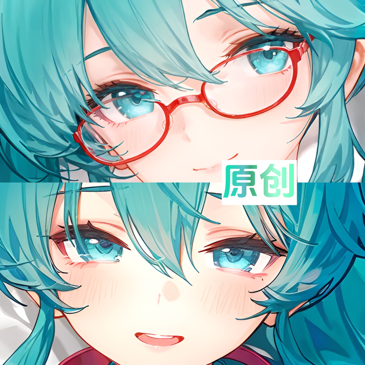 原创动漫等身抱枕二次元初音未来miku大长条抱枕定制diy礼物睡觉