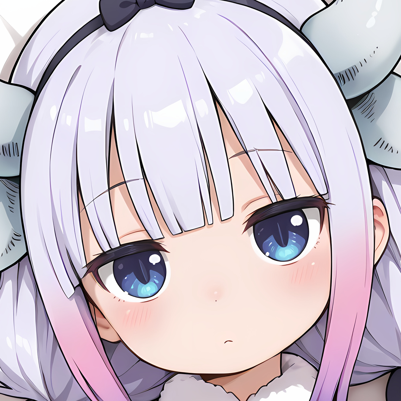 原创-小林家的龙女仆康娜可爱萌方抱枕定制小靠枕动漫周边二次元