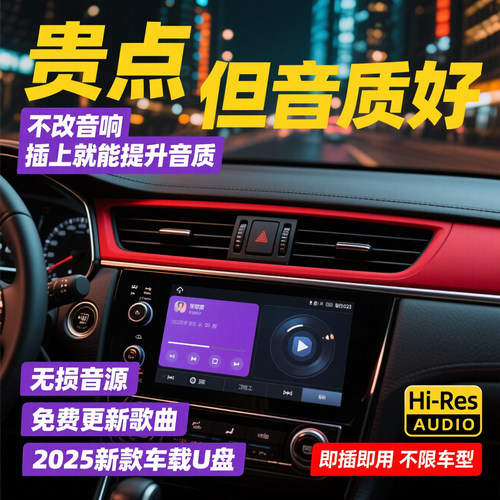 2025新款无损车载音乐U盘