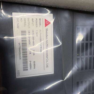 可维修深圳阿尔法变频器ALPHA6000E-37R5GB库存一台，