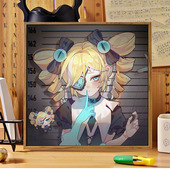 蛋仔派对逃出惊魂夜DIY数字油画卡通动漫手工绘填充涂色丙烯装 饰