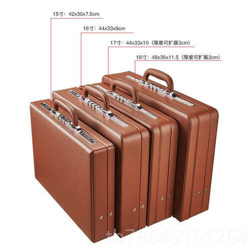 正品儿公文箱手商务提菲箱复古密码箱文件箱电脑包钱箱证件收雪纳