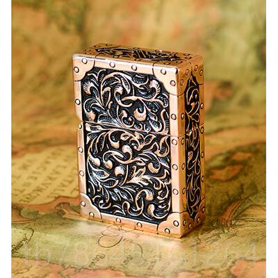 正品ZO版RRO佐罗重盔甲煤油机打火 富室贵唐草皇贵族限量浮雕打火