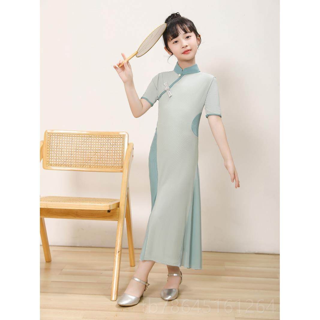 正品小兰花奖一荤素舞蹈服舞新款女旗一袍国古中典东方舞台表演服