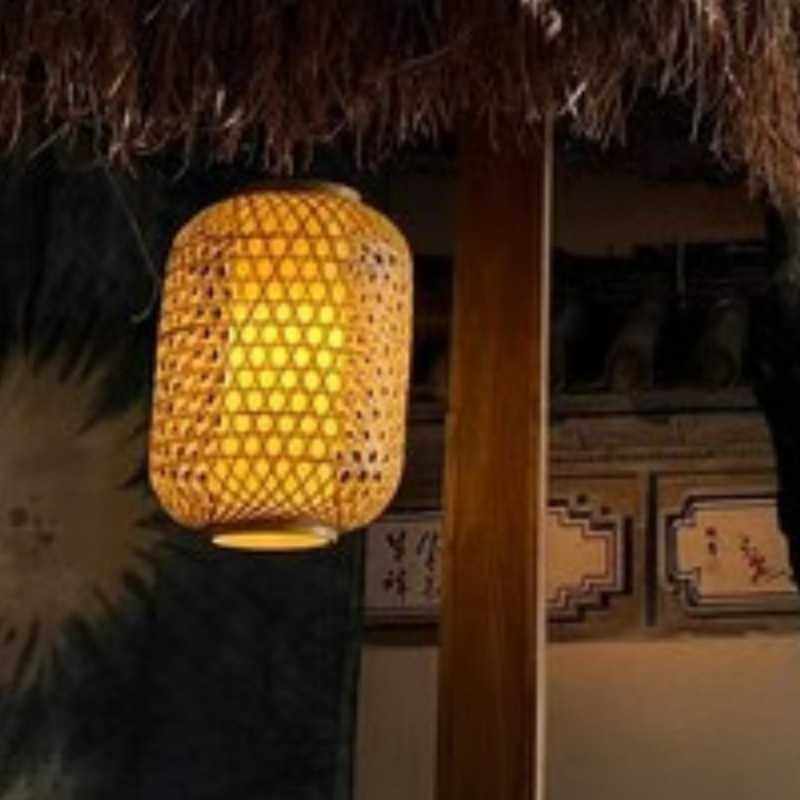一体太阳能竹灯笼竹灯罩免布线竹编工艺民宿庭院走廊醒狮灯笼,家装灯饰光源,酒店/宴会厅/餐饮吊灯,淘宝优惠券,粉丝福利购,淘宝优惠卷