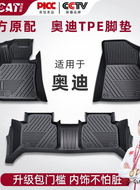 西西猫奥迪TPE包门槛脚垫