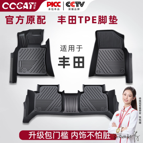 西西猫丰田TPE包门槛脚垫