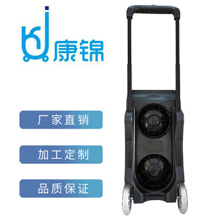 厂家直销保龄球袋配件带底轮拉杆两球大底盘配件PU静音轮结构新颖