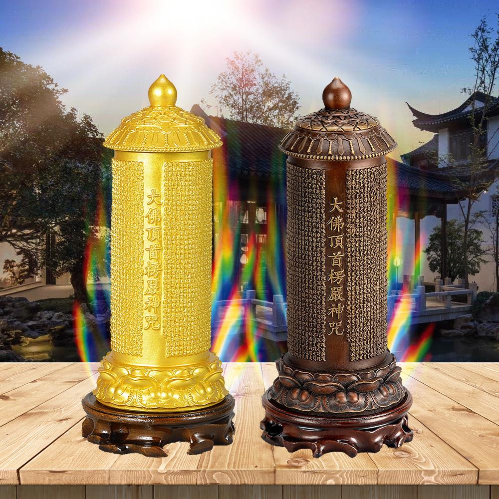 铜制佛塔供奉摆件 家居佛堂经幢 厅堂装饰佛具 新古典风格佛塔