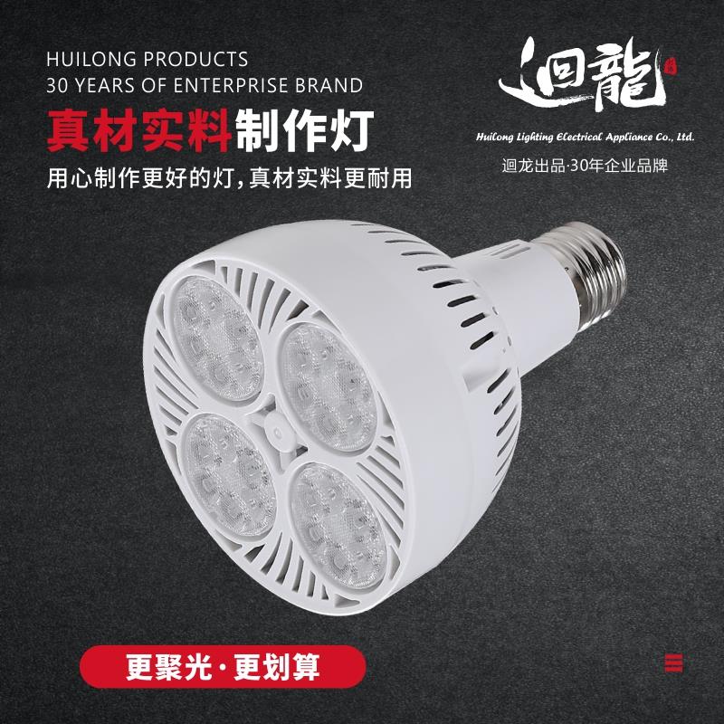 回龙 澳浦led射灯par30 p30帕泡灯泡轨道灯 35W 45w灯泡成套灯架
