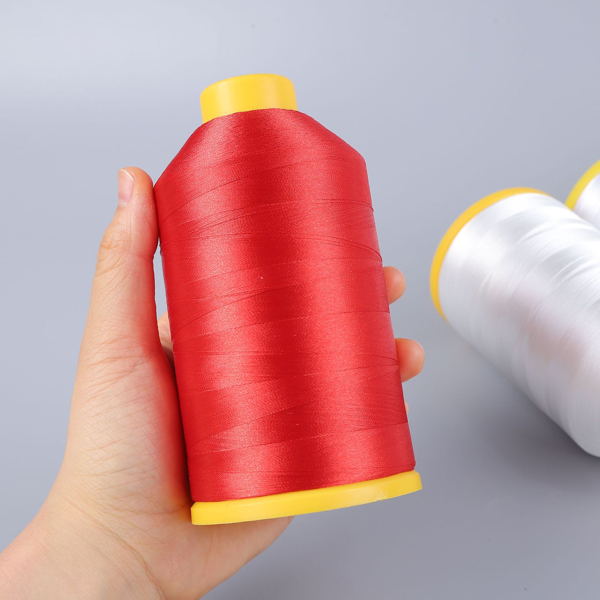 绣花线厂家直销多种颜色 唐朝10000码电脑绣花线108D 绗绣线 绣线