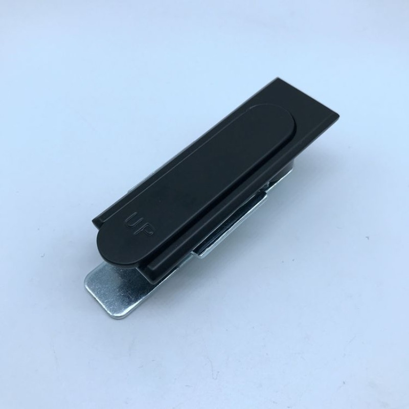 MS717-3黑长背条平面锁，电柜门锁，网络机柜机箱锁，配电箱门锁