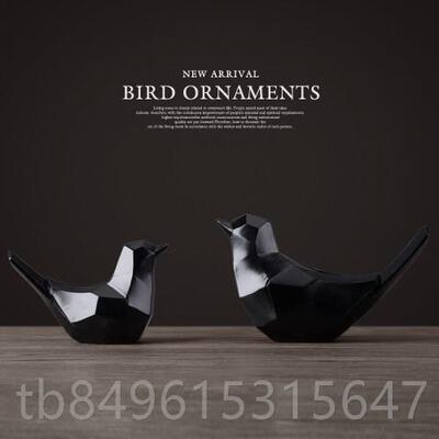 高档北欧简约立几何柜体小鸟摆创意客厅酒柜电视摆设摆饰家居装饰