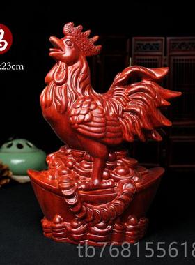 正品红木生肖木雕摆十生家居办公室饰品肖鼠牛虎兔龙蛇二件马