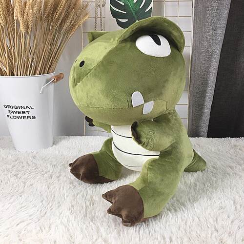 正品恐龙毛仔绒玩具薛之布谦同款霸龙抱枕公大号娃娃可爱玩偶王送