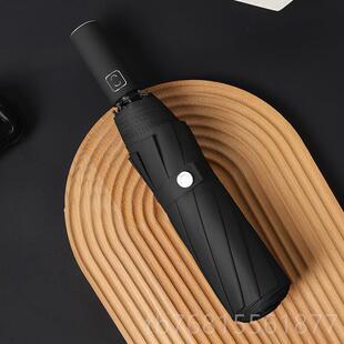 正品32骨抗暴自动超大全号加厚加风胶固耐用雨伞男黑晴雨伞两用折