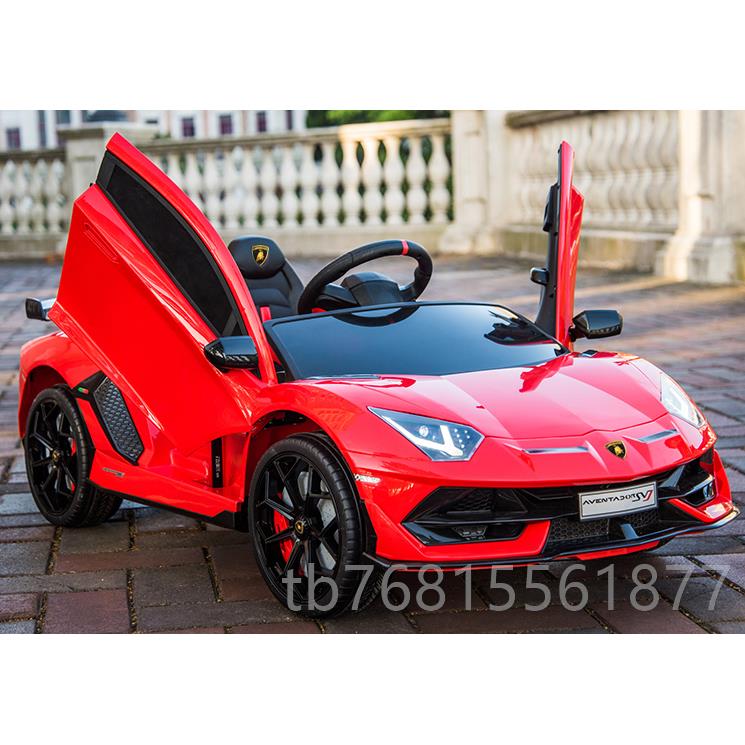 正品双座儿童电动汽车兰博基控尼小孩遥四轮车可坐人宝宝玩车电瓶