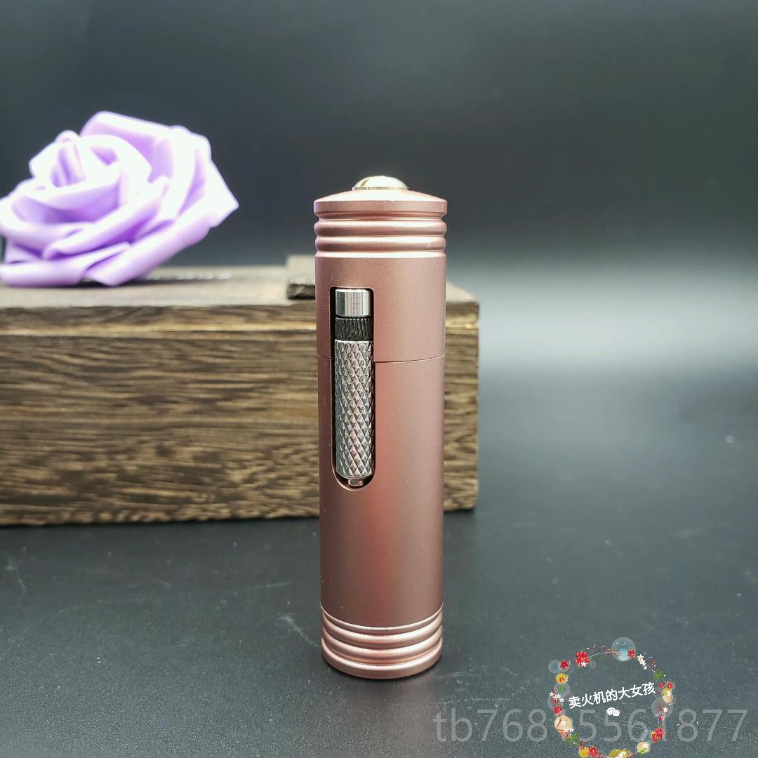 正品弗拉米多复纯铜手工打火机 老式古董机砂烟轮煤油刻侧滑铝款