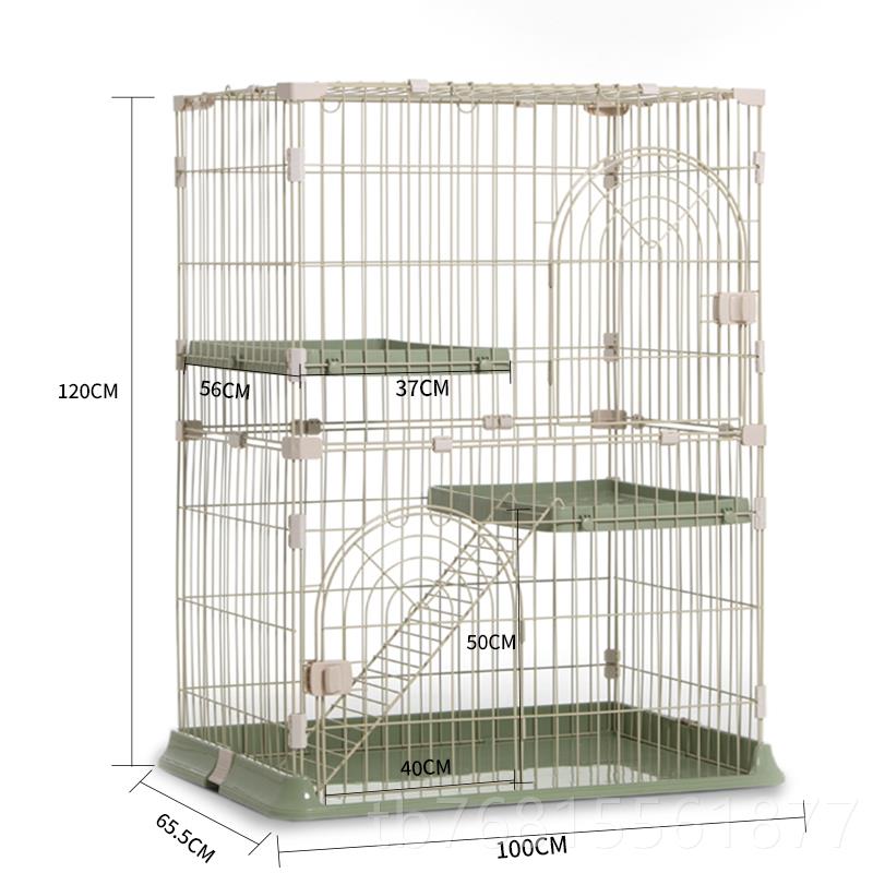 正品猫笼地家用猫厕一猫屋体猫房猫窝超大自由空间墅两层不占别小