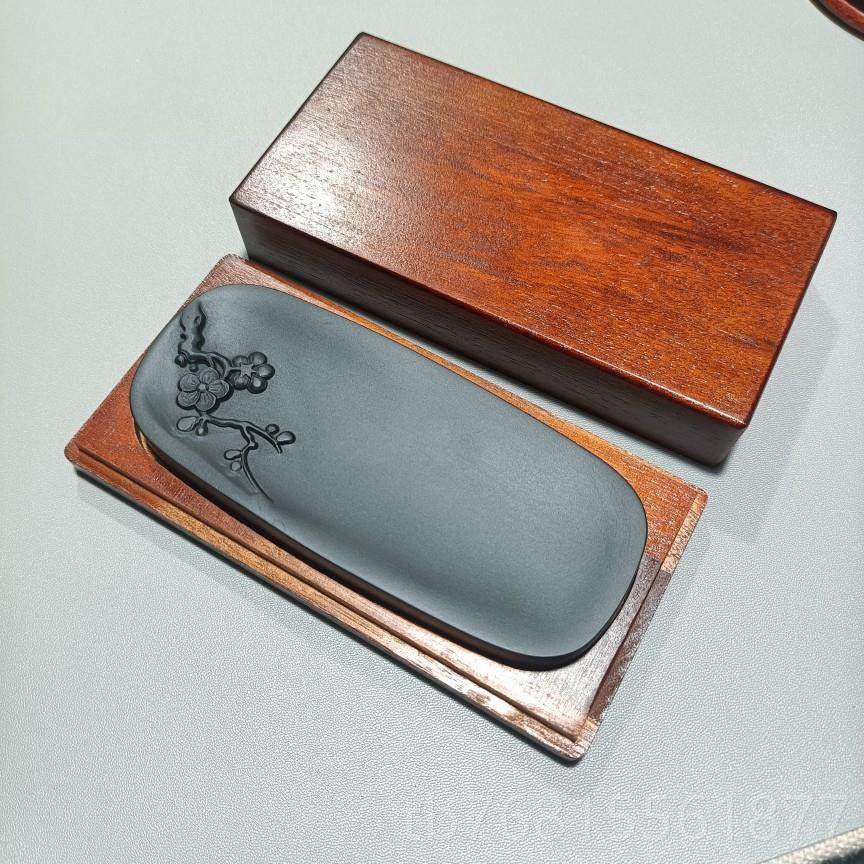 正品墨1碟砚4*6*1.4c歙砚黑龙潭砚头石天然石砚台可以选配m木盒,文具电教/文化用品/商务用品,砚台,淘宝优惠券,粉丝福利购,淘宝优惠卷