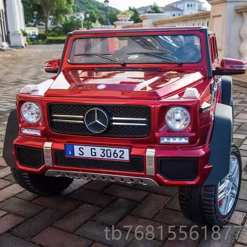 正品小奔驰大g童电动车超大号四轮可坐大儿人孩宝玩宝越野遥控具