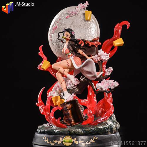 正品鬼灭之刃GK魔蝴方灶门祢豆子件炭治郎蝶忍我妻善逸手模办型摆