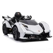 正品 儿童电动车遥控小孩婴儿四轮兰小宝汽车宝玩具跑车基博尼V12