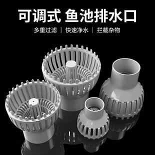 鱼池过滤式排水口防止阻塞的面吸浮动水面垃圾收集撇渣器阻拦