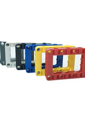 5X7带孔架框臂圈梁厚连杆64179甥乐/高砖小颗粒科技积木散装配件