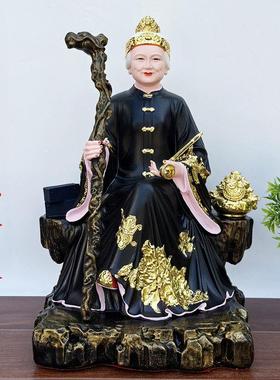 新款黑老太太神像树脂佛像神像黑妈妈像体黑老太奶奶像树脂佛像