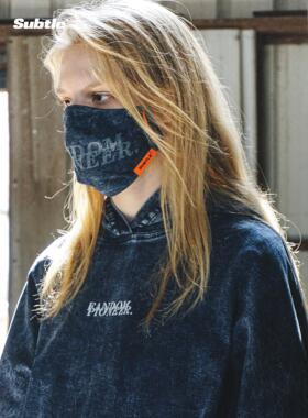 SUBTLE RAWMAD(C)口罩女防风防寒潮款面罩男冬天时尚个性防尘罩