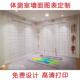 定制体态评估图表健身房体测室瑜伽馆私教室医疗康复墙面壁画墙纸