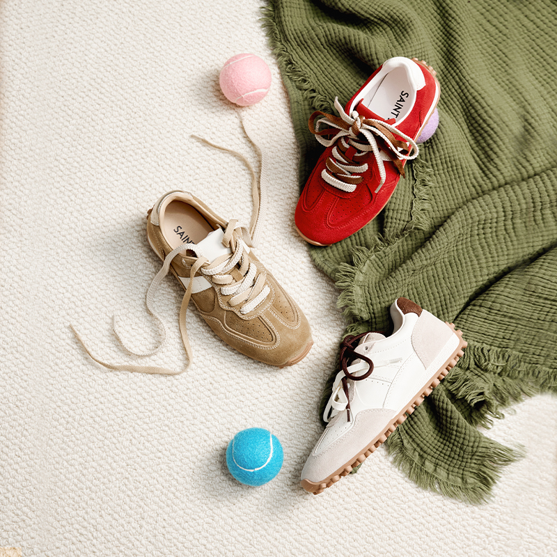 圣积厚底内增高德训鞋女