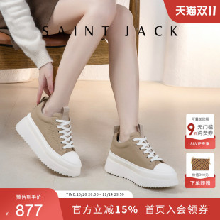 女面包鞋 SAINTJACK圣积厚底板鞋 轻便松糕鞋 百搭运动休闲鞋 女时尚