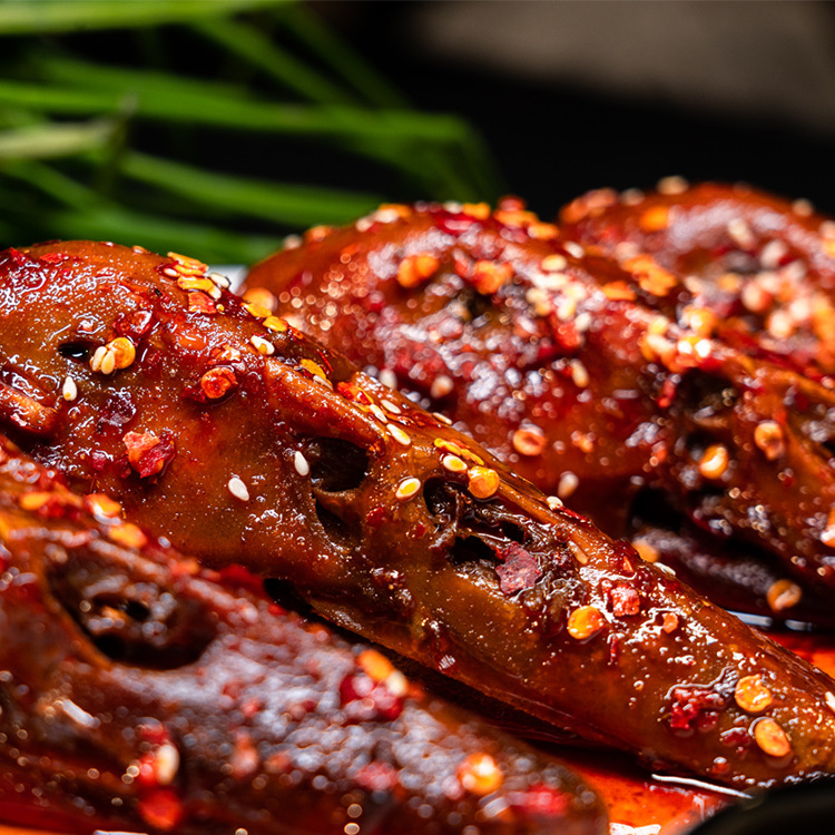 香辣麻辣冷吃鸭头四川特产