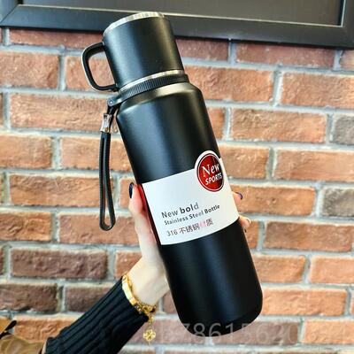 高档316不钢水杯茶水分离保温便杯男士携高颜锈女士杯子1500ml水