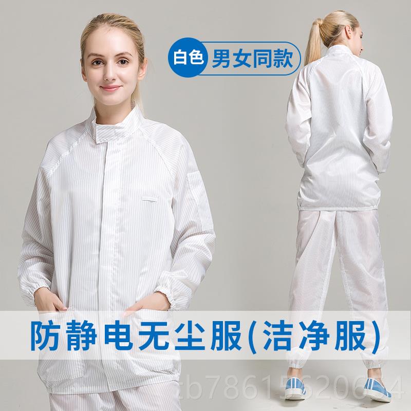 高档防静电无尘服净防尘防护分体衣服气男净化蓝漆色洁全身喷工作