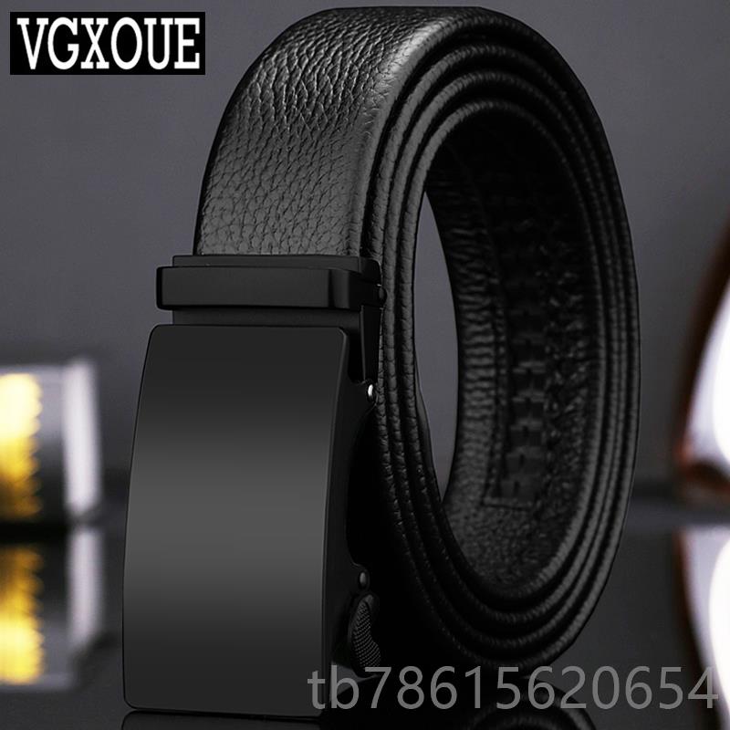 高档扣皮带中男真皮自动牛牛皮腰带男士休闲青年裤带头层皮年裤腰