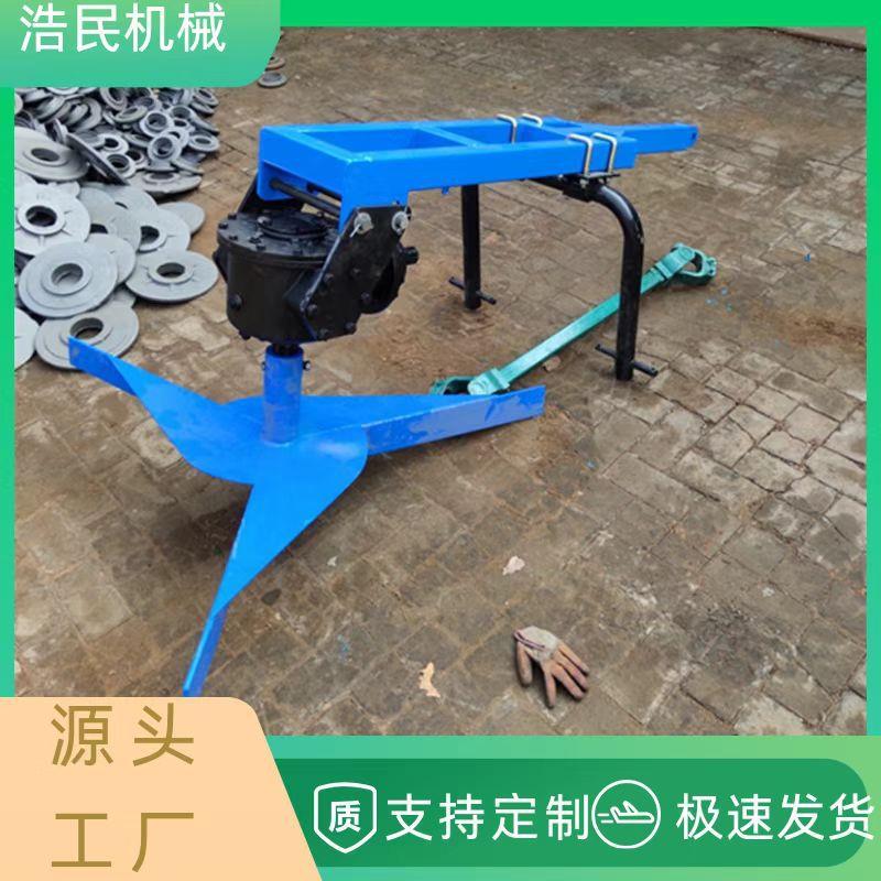 供应撒粪齿一机多用施肥机械植树挖坑机四轮拖拉机悬挂式撒粪