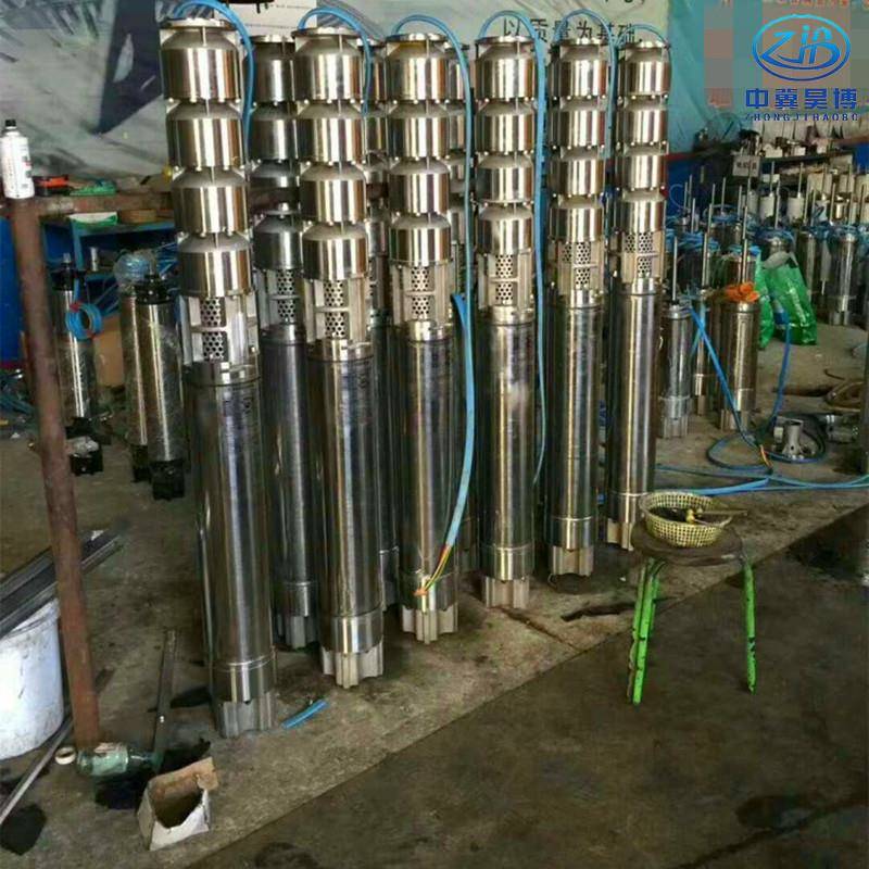 生产营销150QJ立式耐腐全不锈钢深井泵QJ高扬程井用潜水泵