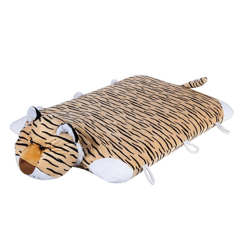 天然乳胶枕头泰国进口儿童枕幼儿枕青少年枕卡通3-10岁绒款春夏季