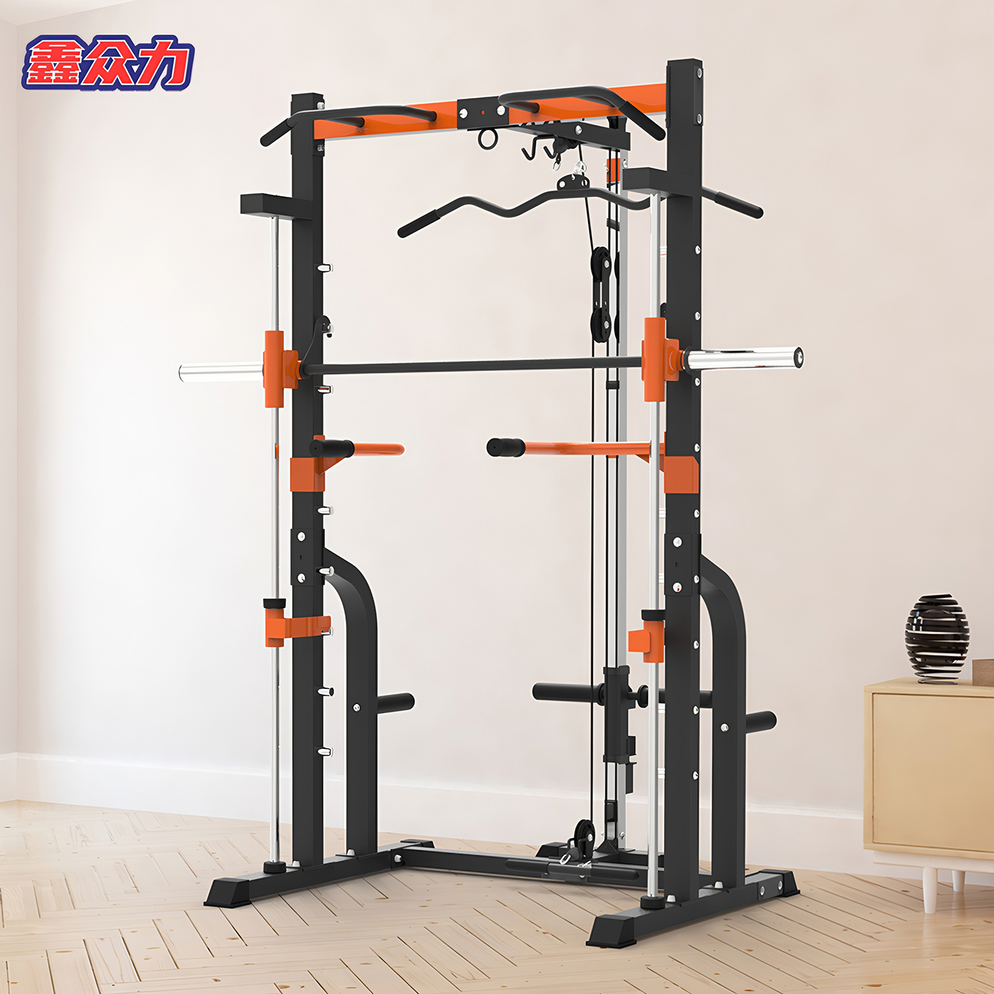 鑫众力深蹲架龙门架家用健身器材
