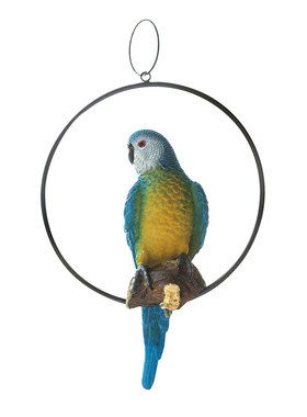 精选创意仿真小鸟摆件彩色仿真鹦鹉假鸟花园橱窗装饰道具工艺装饰