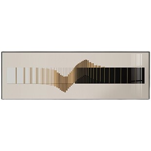 精选轻奢意式横版卧室装饰画高级感房间主卧床头挂画极简抽象客厅