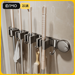 精选吸盘挂钩拖把壁挂夹免打孔粘钩强力承重钩子卫生间收纳墙上固